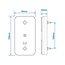 ProPlus Achterlicht aanhangwagen - 4 functies - LED - 12V & 24V - waterdicht - 80 x 150 mm