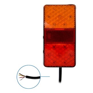 ProPlus Achterlicht aanhangwagen - 4 functies - LED - 12V & 24V - waterdicht - 80 x 150 mm