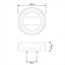 ProPlus Multifunctioneel LED achterlicht - 4 functies - 12V & 24V - waterdicht - 125 mm - rond
