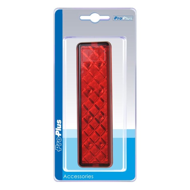 ProPlus Achterlicht aanhangwagen/caravan - LED - waterdicht - 2 functies - 12V & 24V - 135 x 38 mm - zwart