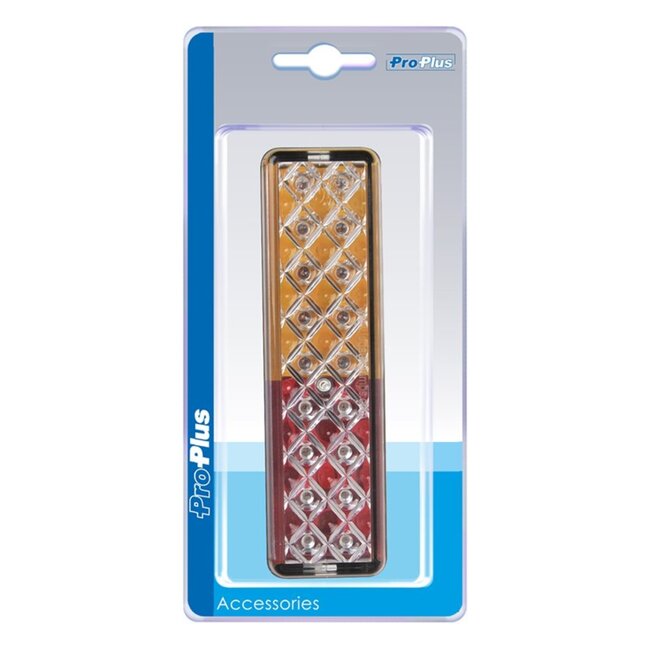 ProPlus Achterlicht aanhangwagen - LED - 3 functies - waterdicht - 12V & 24V - zwart