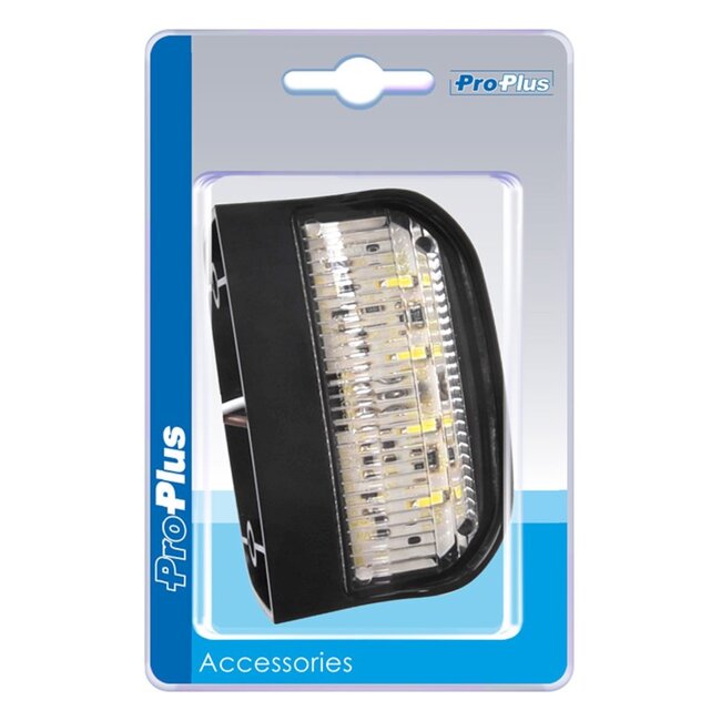 ProPlus Kentekenverlichting LED - waterdicht - 12V & 24V - 70 x 42 mm - ECE E9-gekeurd