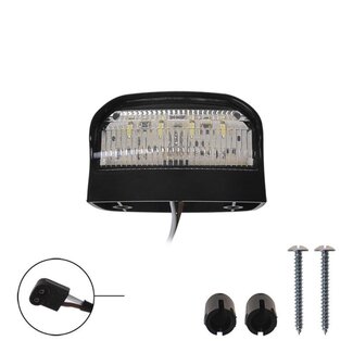 ProPlus Kentekenverlichting LED - 70 x 42 mm - 12 Volt en 24 Volt - 2 Polige Stekker - blister