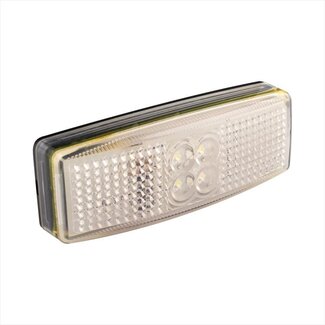 ProPlus Markeringslamp - LED - Waterdicht - 110 x 40 mm - Wit - 12V & 24V