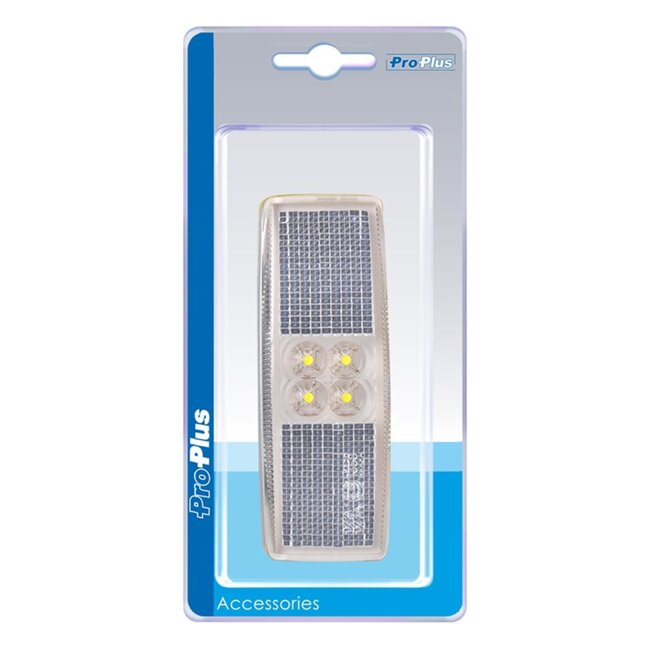 ProPlus Markeringslamp - LED - Waterdicht - 110 x 40 mm - 12V & 24V - Wit