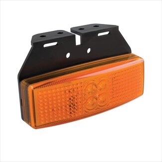 ProPlus Markeringslamp - Contourverlichting met Houder - 110 x 40 mm - 12 en 24 Volt - LED - Oranje