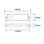 ProPlus Markeringslamp - LED - Waterdicht - 12/24 Volt - Wit - 126 x 30 mm