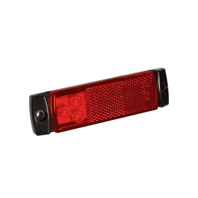 ProPlus Markeringslamp - LED - Waterdicht - 126 x 30 mm - Rood - 12/24V