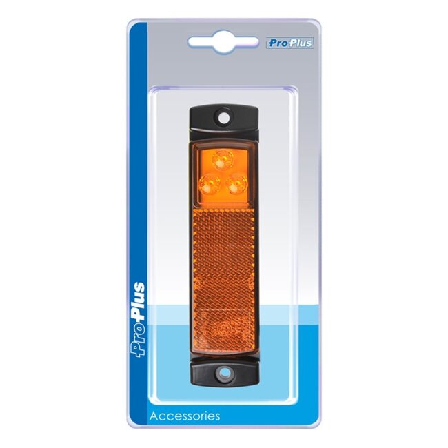 ProPlus Markeringslamp - LED - Waterdicht - 12/24V - Oranje - 126 x 30 mm