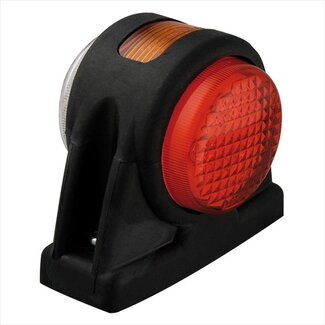 Pro Plus Breedtelicht - 101 x 82 mm - 12 en 24 Volt - LED - Rood, Wit en Oranje