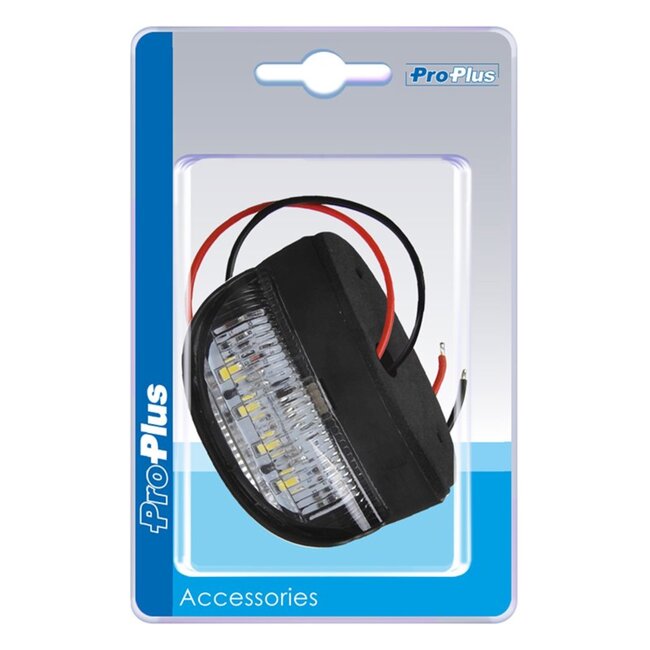 ProPlus LED kentekenverlichting - waterdicht - 72 x 50 mm - 12V/24V