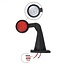 ProPlus Haaks breedtelicht - 160 mm - 10-30 Volt - 8 LED - Rood/Wit - IP67