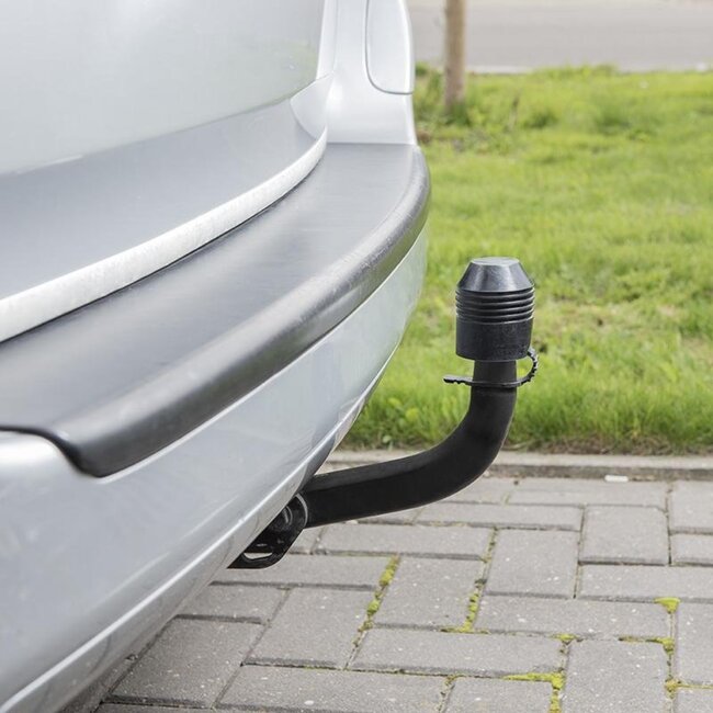 ProPlus Trekhaakdop - Rubber - Met Ring - Zwart - Blisterverpakking