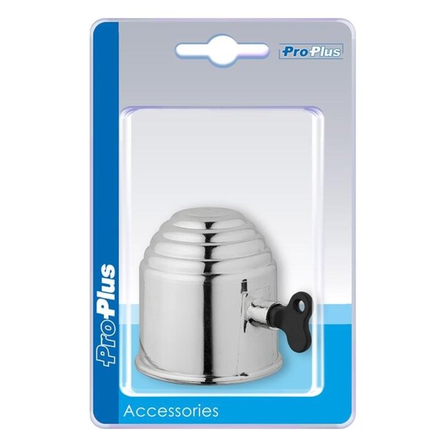 ProPlus Trekhaakdop met slot - chroom - kunststof - universeel