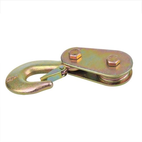 Pro Plus Katrol met Gaffelhaak met Klep - 5/16 inch - Maximale Belasting 2000 kilo Pro Plus Katrol met Gaffelhaak met Klep - 5/16 inch - Maximale Belasting 2000 kilo