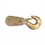ProPlus Katrol met gaffelhaak en klep - 2 ton capaciteit - Staal - 17x7x4 cm