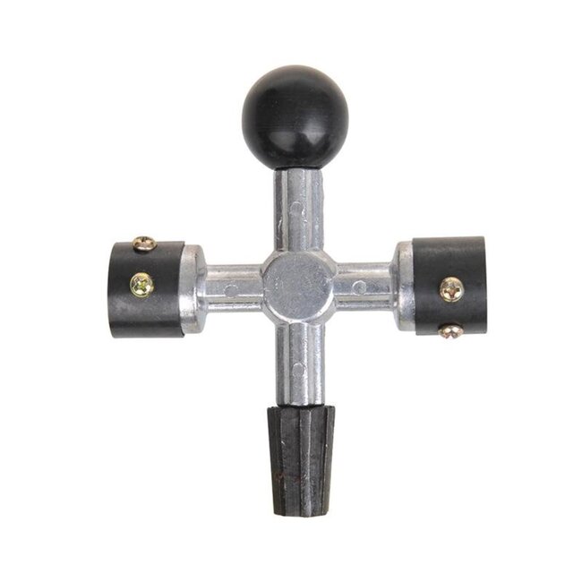 ProPlus Accupoolreiniger - 4-zijdig - Universeel - Verwijdert roest en oxidatie - 102 x 124 mm