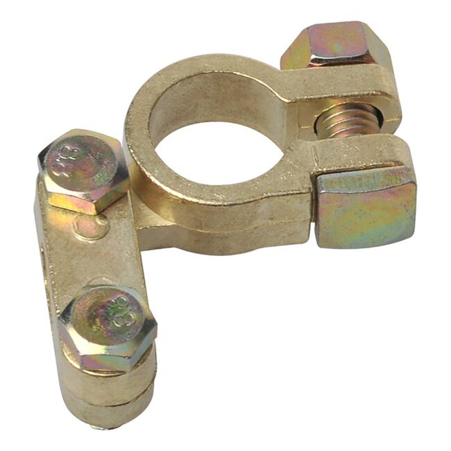 ProPlus Accupoolklem - messing en staal - binnendiameter 16-17 mm - min pool