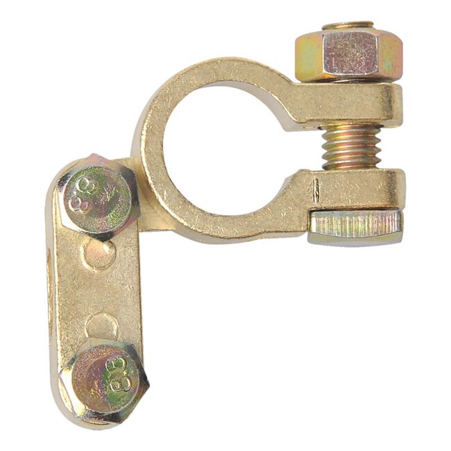 ProPlus Accupoolklem - messing en staal - binnendiameter 16-17 mm - min pool