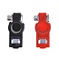 ProPlus Accupoolklem set - kunststof bescherming - rood en zwart - min en plus pool