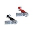 ProPlus Snelsluitende accupoolklem set - rood en zwart - aluminium en staal - dIN-type - 12-24V