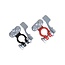 ProPlus Snelsluitende accupoolklem set - rood en zwart - aluminium en staal - dIN-type - 12-24V