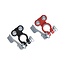 ProPlus Snelsluitende accupoolklem set - rood en zwart - aluminium en staal - dIN-type - 12-24V