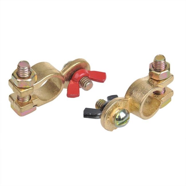 ProPlus Accupoolklemmen Set min (-) pool en plus (+) pool met ...
