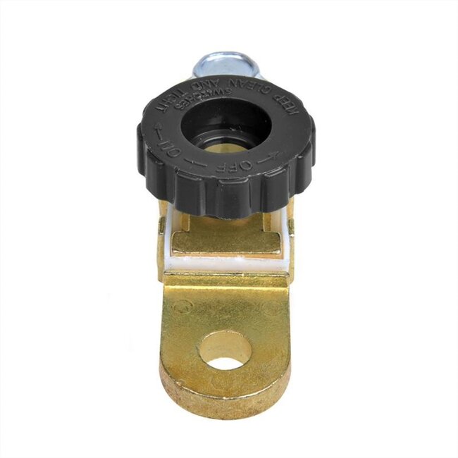 ProPlus Accupoolklem met stroomonderbreker - Ø 10 mm - Minpool - Quick release - Anti-diefstal