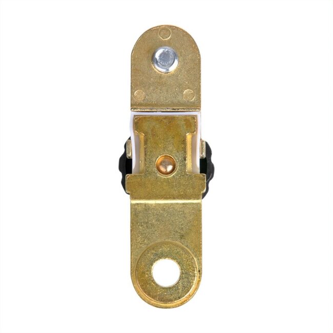 ProPlus Accupoolklem met stroomonderbreker - plat - Ø 10 mm - minpool - goud