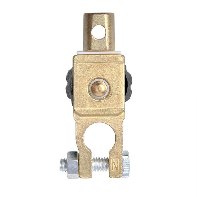 ProPlus Accupoolklem met stroomonderbreker - Ø 17,5 mm - Minpool - Anti-diefstal - 6V/12V/24V