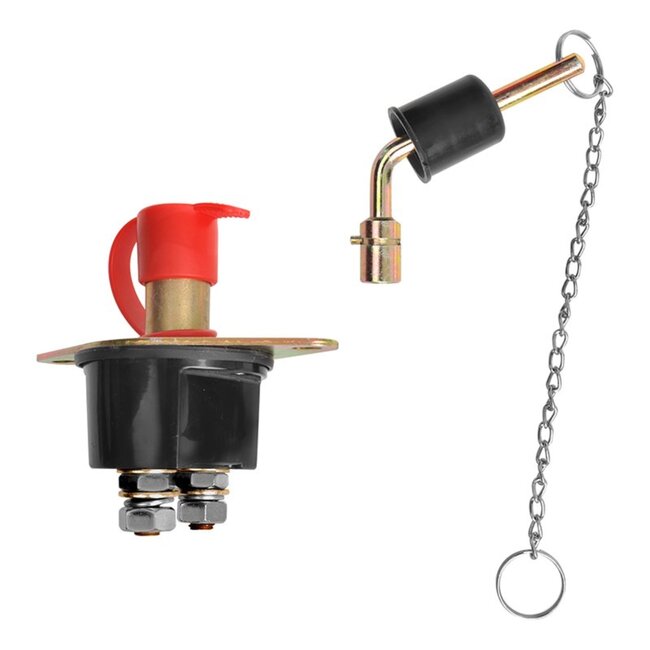 ProPlus Hoofdstroomschakelaar - 500A - Inbouw - 2-polig - Voor Caravan, Boot, Auto