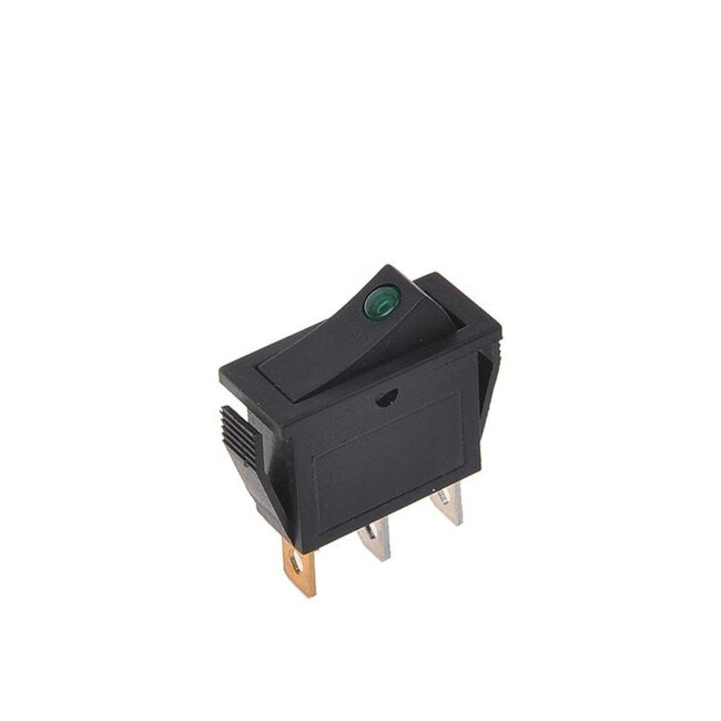ProPlus Wipschakelaar LED - 12/24V - Max. 10A - Groen - Kunststof
