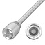 ProPlus Uitdraaislinger voor hoeksteun - messing - zilver - 620 mm - 19 mm