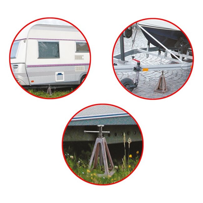 ProPlus Verstelbare aluminium steunenset - 280-430 mm - 4 stuks