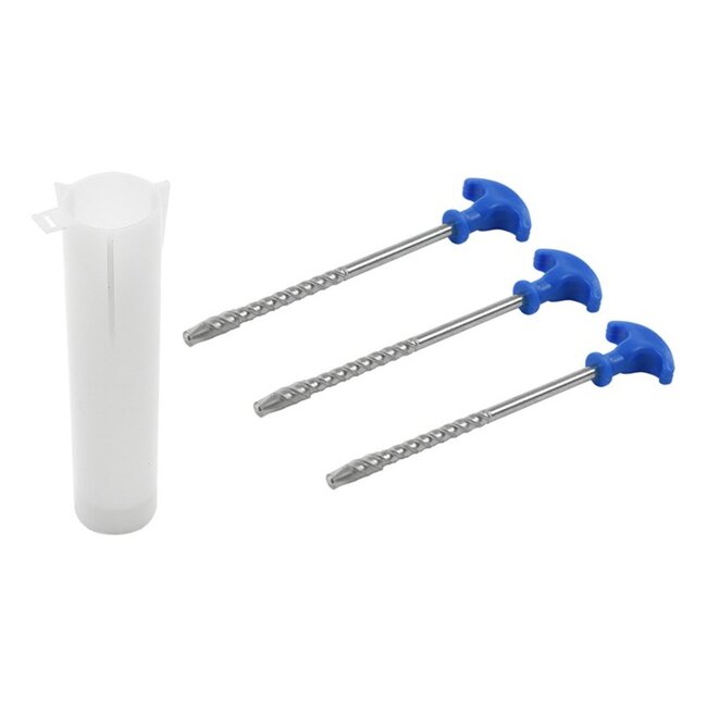 ProPlus Compacte 4-armige droogmolen - Ø 150 x 140 cm - Inclusief voet, haringen en draagtas