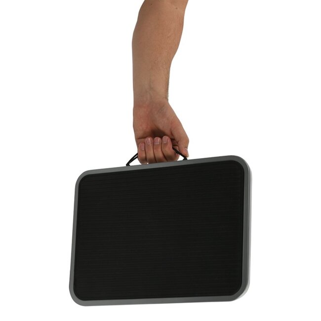 ProPlus Vouwbaar opstapje - 1 trede - metaal - antislip - 150 kg draagkracht - compact