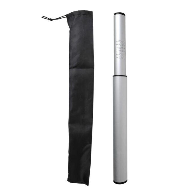 ProPlus Aluminium disselweger - Meet kogeldruk 50-100 kg - Inclusief opbergetui - Grijs