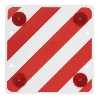 ProPlus Markeringsbord - Kunststof - 50 x 50 cm - Inclusief Reflectoren - Veiligheidsbord ProPlus Markeringsbord - Kunststof - 50 x 50 cm - Inclusief Reflectoren - Veiligheidsbord