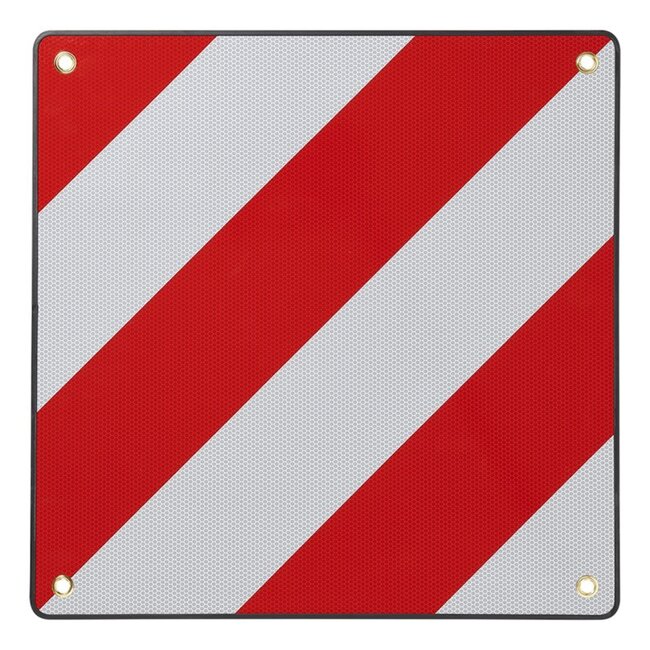 ProPlus Markeringsbord - Aluminium - Reflecterend - 50 x 50 cm - Rood-Wit