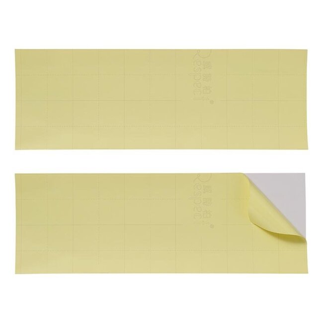 ProPlus Markeringsticker caravan - reflecterend geel - 56 x 20 cm - set van 2