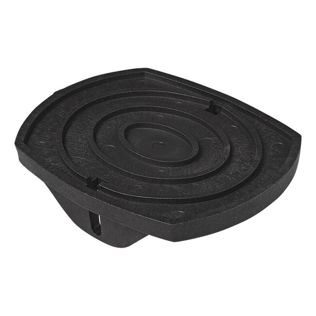 ProPlus Stabilisatievoeten met metalen pen - 175 x 140 mm - zwart - set van 4