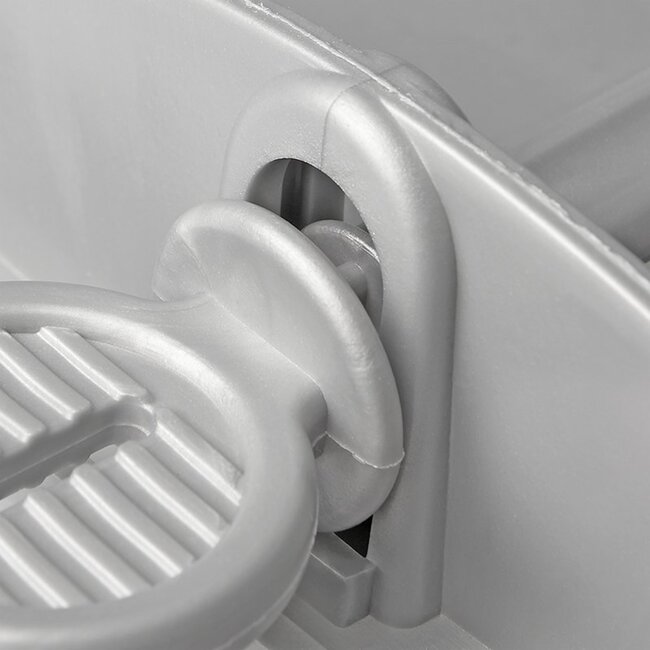 ProPlus Stabilisatievoeten XL - Zelfborgend - 175 x 140 mm - Grijs - Set van 4