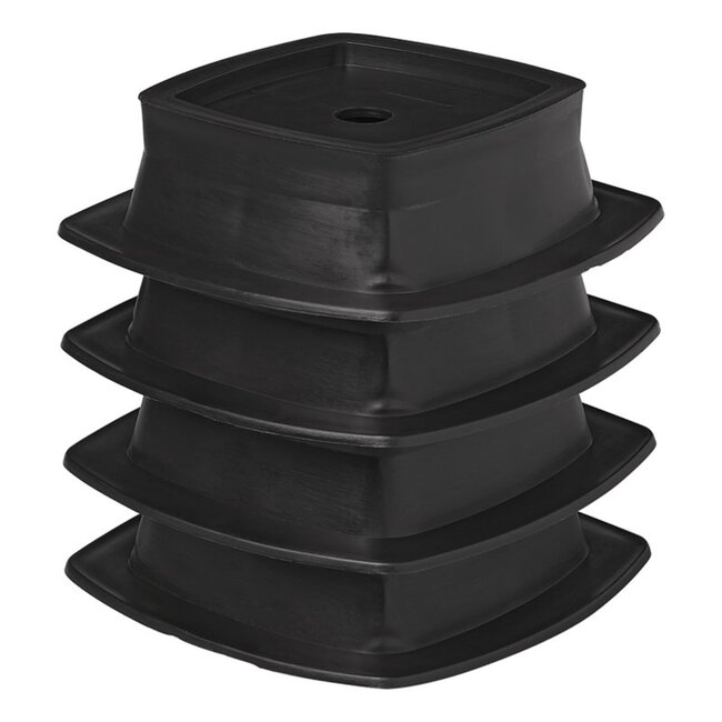 ProPlus Stapelbare onderlegplaten - extra stabiliteit - 4 stuks - duurzaam kunststof