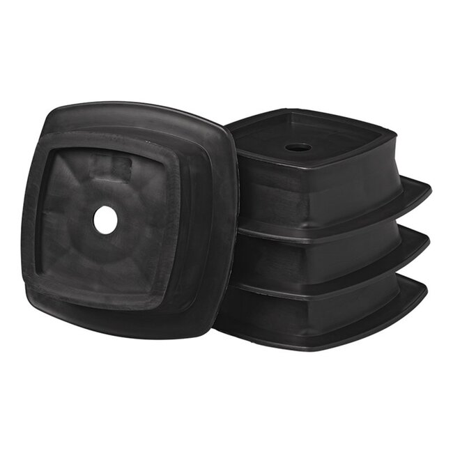 ProPlus Stapelbare onderlegplaten - extra stabiliteit - 4 stuks - duurzaam kunststof