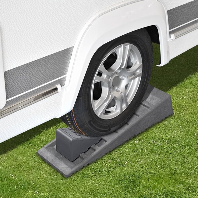 ProPlus Sterke wielkeggen - grijs - 2 stuks - maximale veiligheid - anti-slip groeven