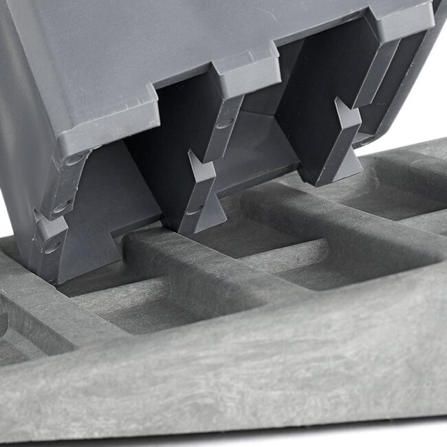 ProPlus Sterke wielkeggen - grijs - 2 stuks - maximale veiligheid - anti-slip groeven