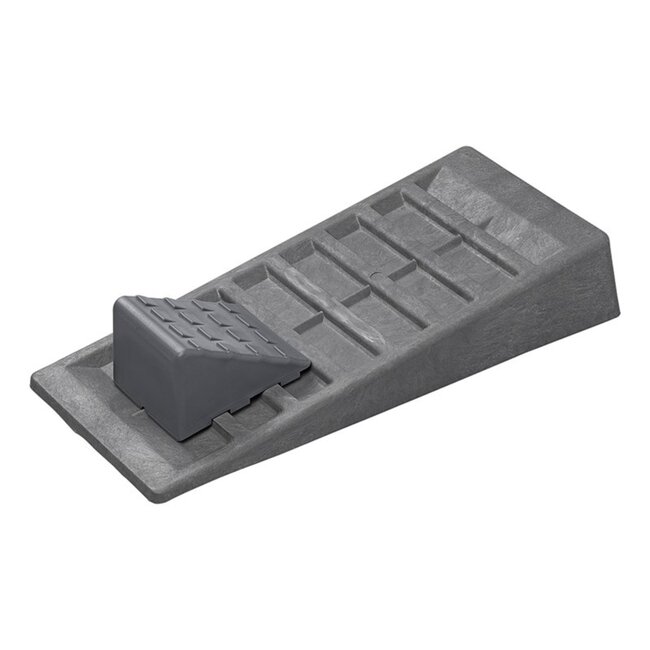 ProPlus Sterke wielkeggen - grijs - 2 stuks - maximale veiligheid - anti-slip groeven