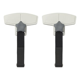 ProPlus Luifel bevestigingsclips - anti-flapperen - zwart - set van 2