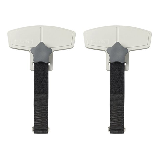 ProPlus Luifel bevestigingsclips - anti-flapperen - zwart - set van 2